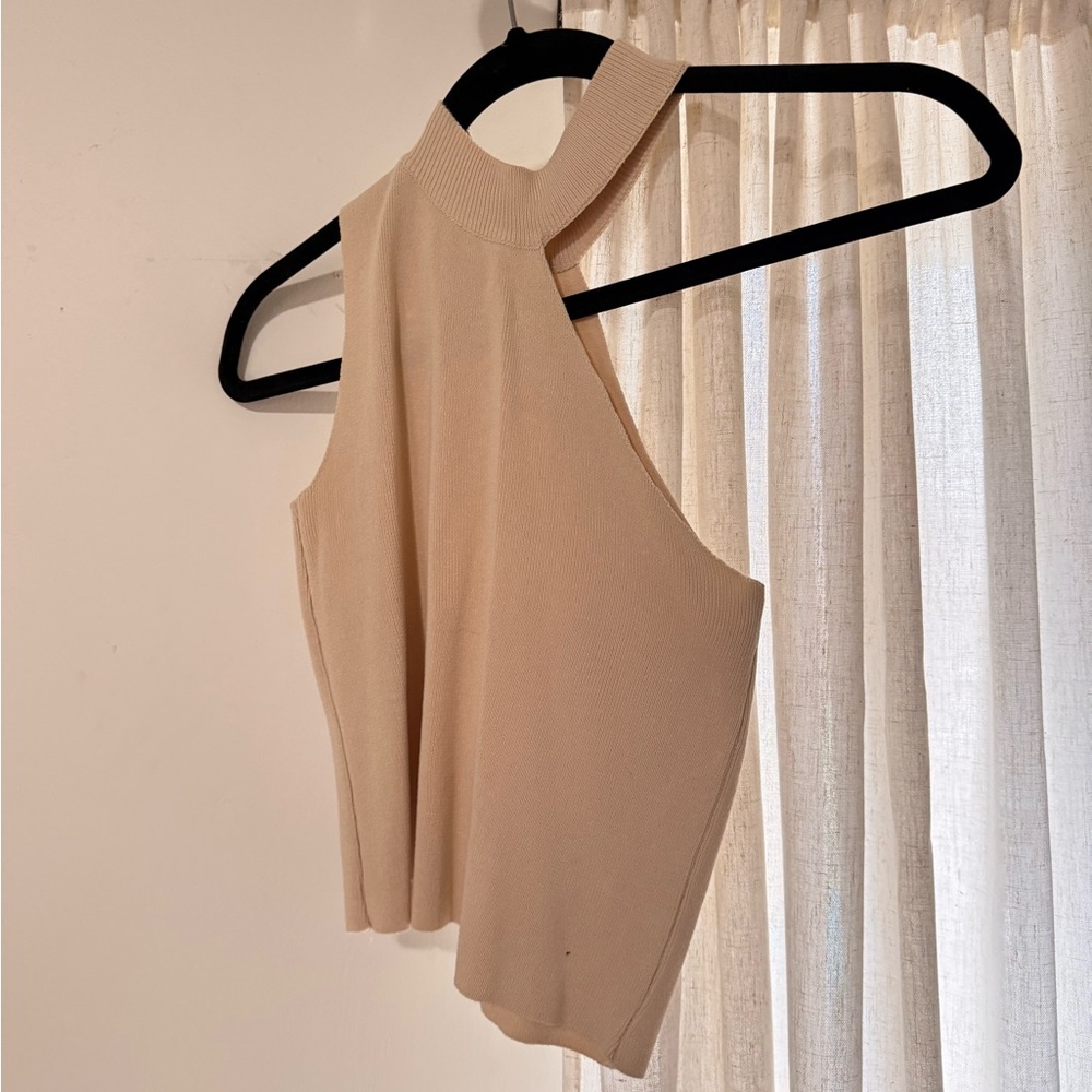 2 for 1: Chic Beige & Sage Sleeveless Crop Top’s